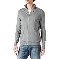 SELECTED HOMME Slhberg Cardigan B Noos - Felpa da Uomo con Cerniera Intera