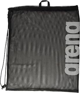 Arena Drawstring Mesh Backpack - Quick-Drying Pool & Gym Bag for Swimmers, Extra Space, Secure Closure (25.5x21.6")