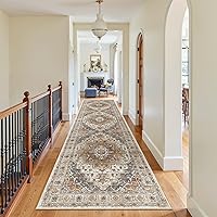 Vista 243 de Madane Alfombra Pasillera Lavable - Alfombras Pasilleras 2x6 para Pasillos de 6 Pies Antideslizante Vintage Alfombra Pasillera de Cocina