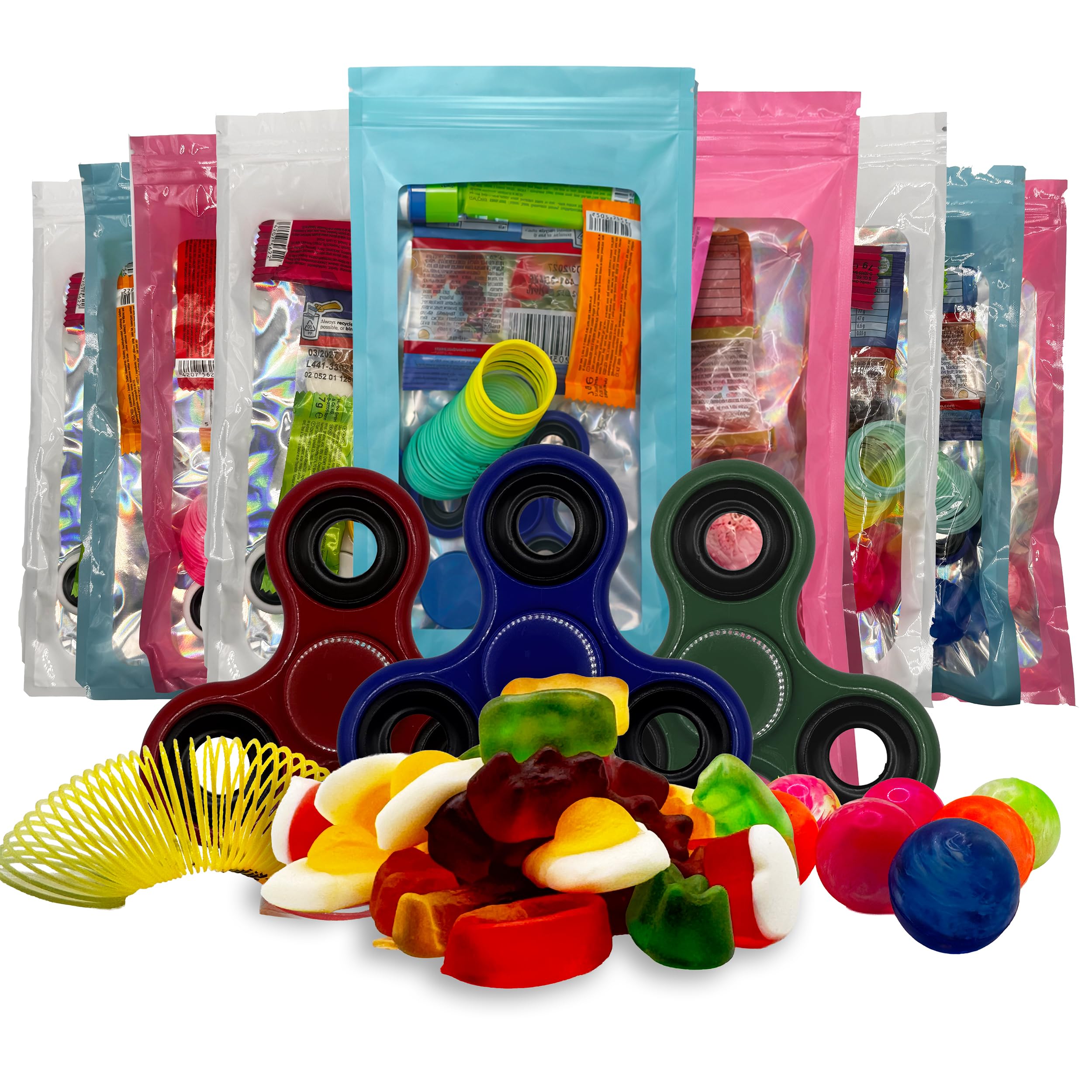 10PCS Pre Filled Party Favours - Party Bag Fillers for Kids – Boys Party Bag Filler & Girls Party Bags with Toys, Sweets & More – Pass The Parcel Prizes – Party Accessories & Birthday Decorations