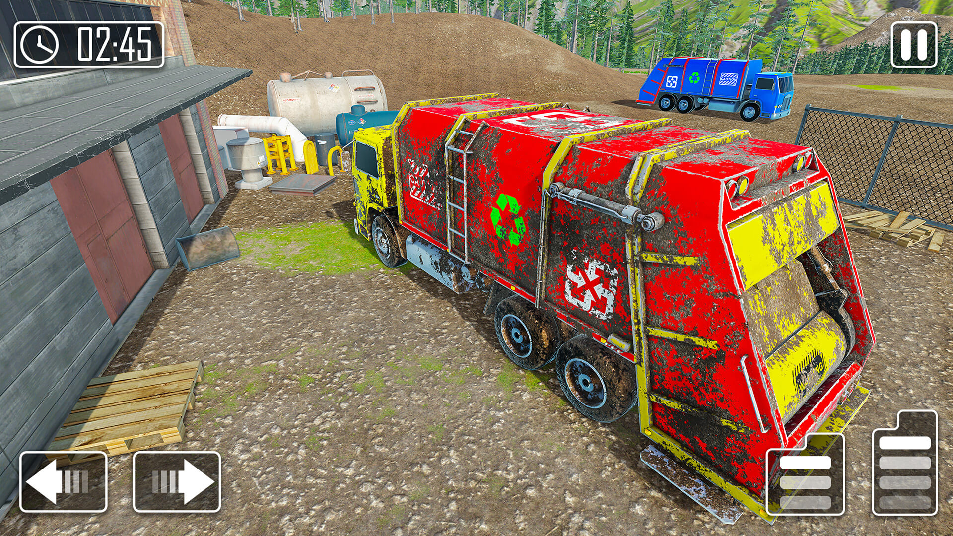 City Garbage Truck Driving Simulator Games 2023 Road Cleaner Dump