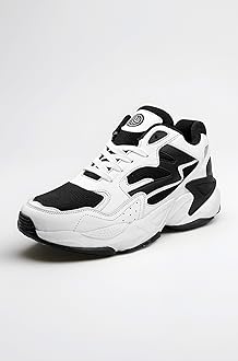 Men Lace Up Running Shoes