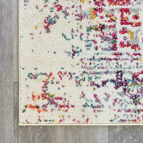 Miniatura 10 de Rugs.com Arlington Collection Alfombra – Alfombra multicolor de pelo mediano de 6' x 9' perfecta para salas de estar, comedores grandes, espacios