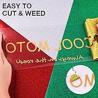 Vista 4 de HTVRONT - Rollo de vinilo termotransferible, 10 in x 8 ft, para diseños en camisetas, fácil de cortar y despegar, para planchar y todas las máquinas