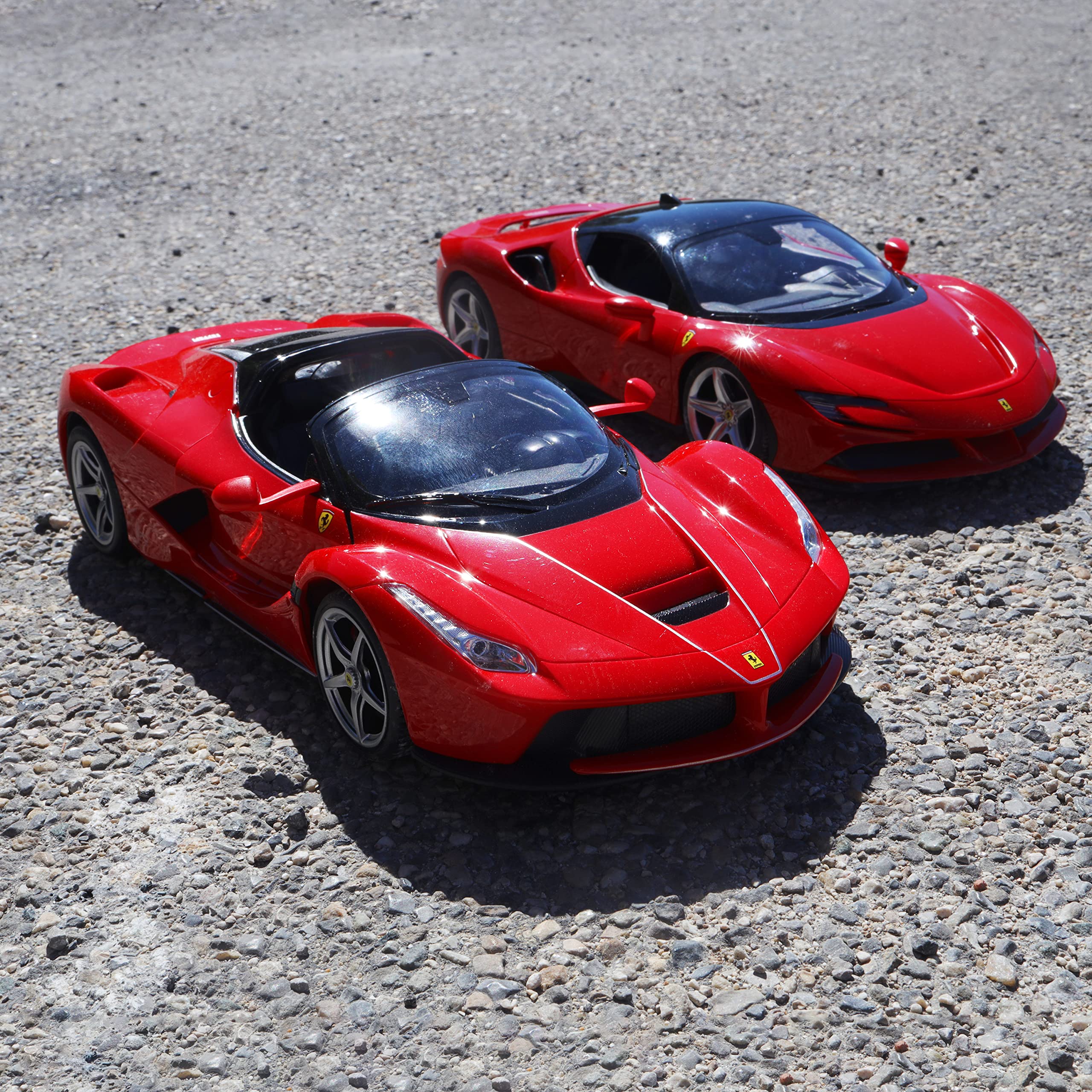 TURBO CHALLENGE - Ferrari Aperta - RC Prestige - 095616 - Auto Telecomandata - Rossa - 1/14 - Batterie Non Incluse - Plastica - Giocattolo per Bambini - Regalo - A partire dai 6 anni