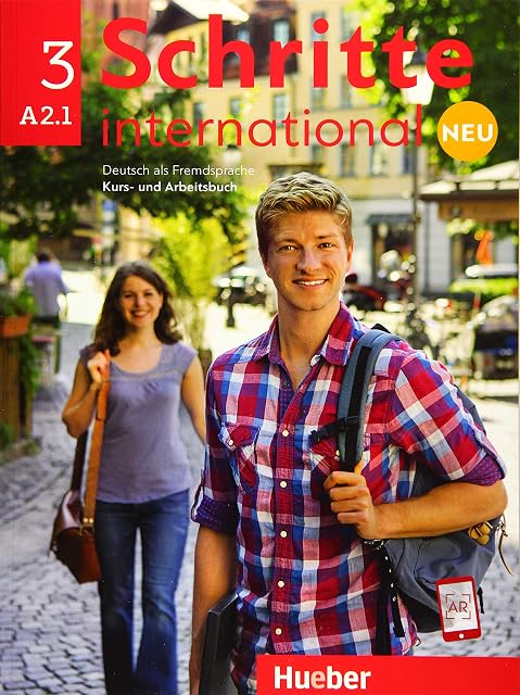 Portada de SCHRITTE INT.NEU 3 KB+AB+CD-Audio: Kurs- und Arbeitsbuch A2.1 mit CD zum Arbeitsbuch