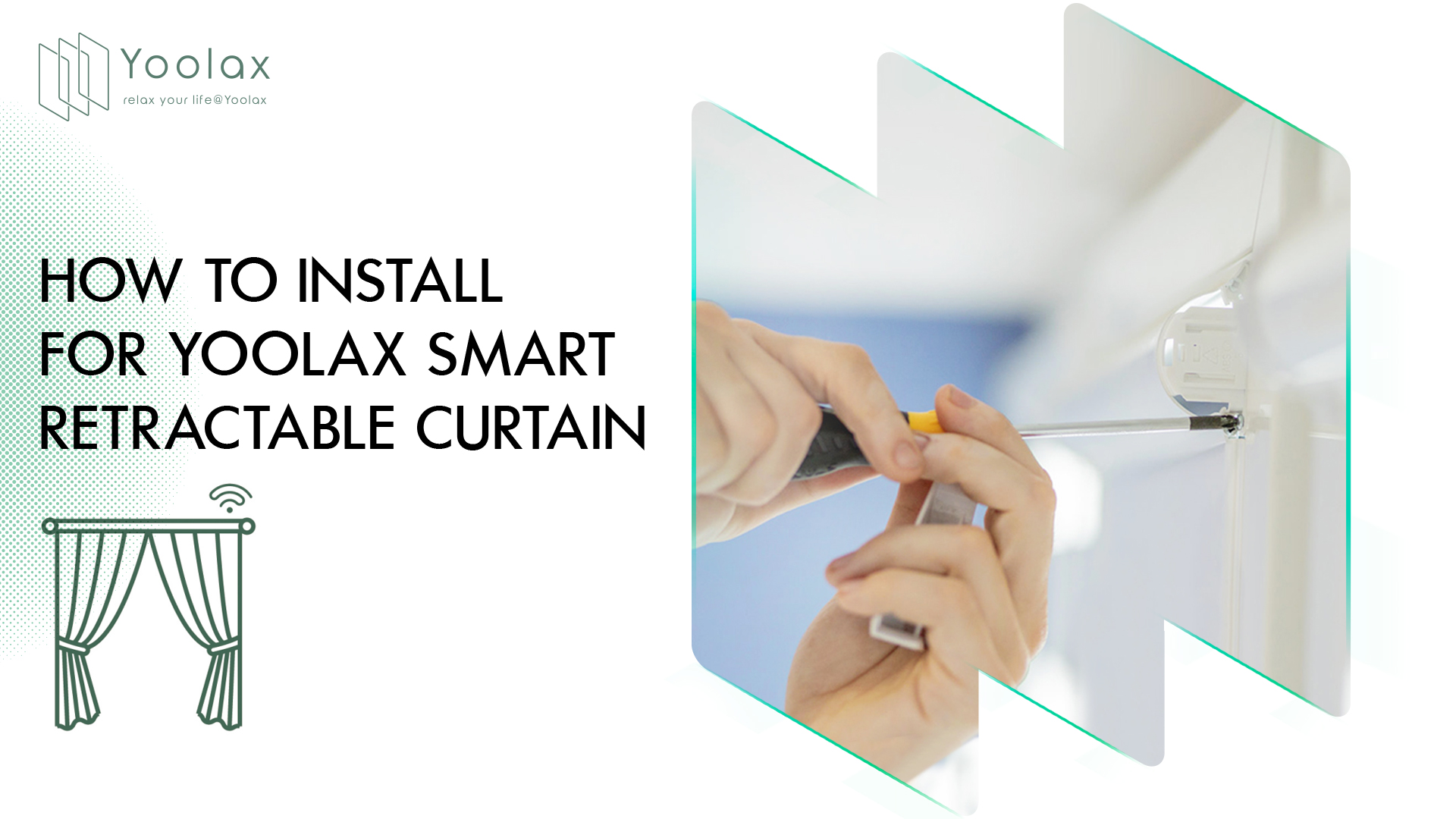 Amazon.com: Yoolax Smart Retractable Curtain Compatible with Alexa