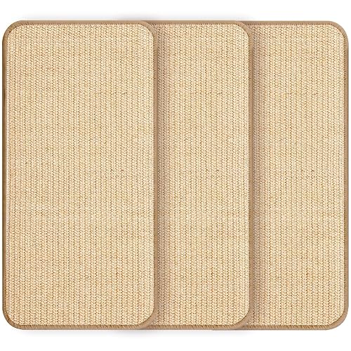 Zyluniy Juego de 3 Piezas Rascador para Gatos Sofa, 50 × 25 cm Alfombra Rascador para Gatos Tablas