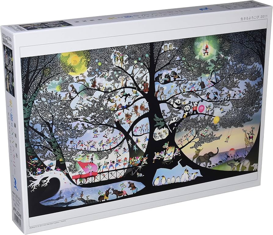 ジグソーパズル 藤城清治 生きるよろこび2011 1000ピース Amazon.co.jp: 1000ピース ジグソーパズル 生きるよろこび2011