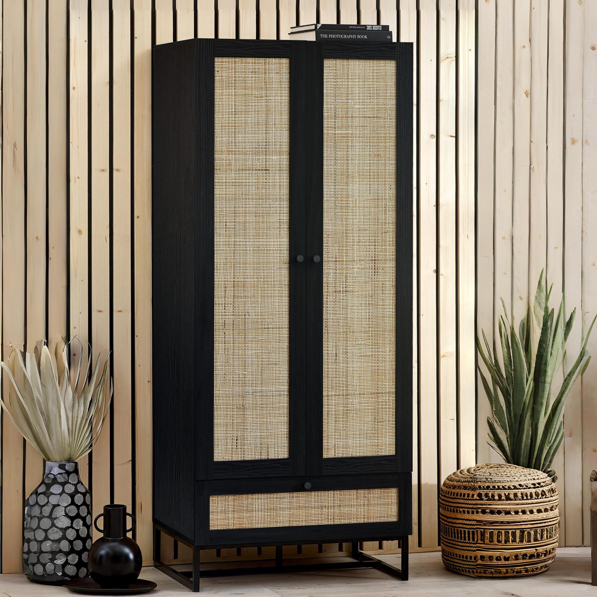 Julian Bowen Padstow Wardrobe - Black