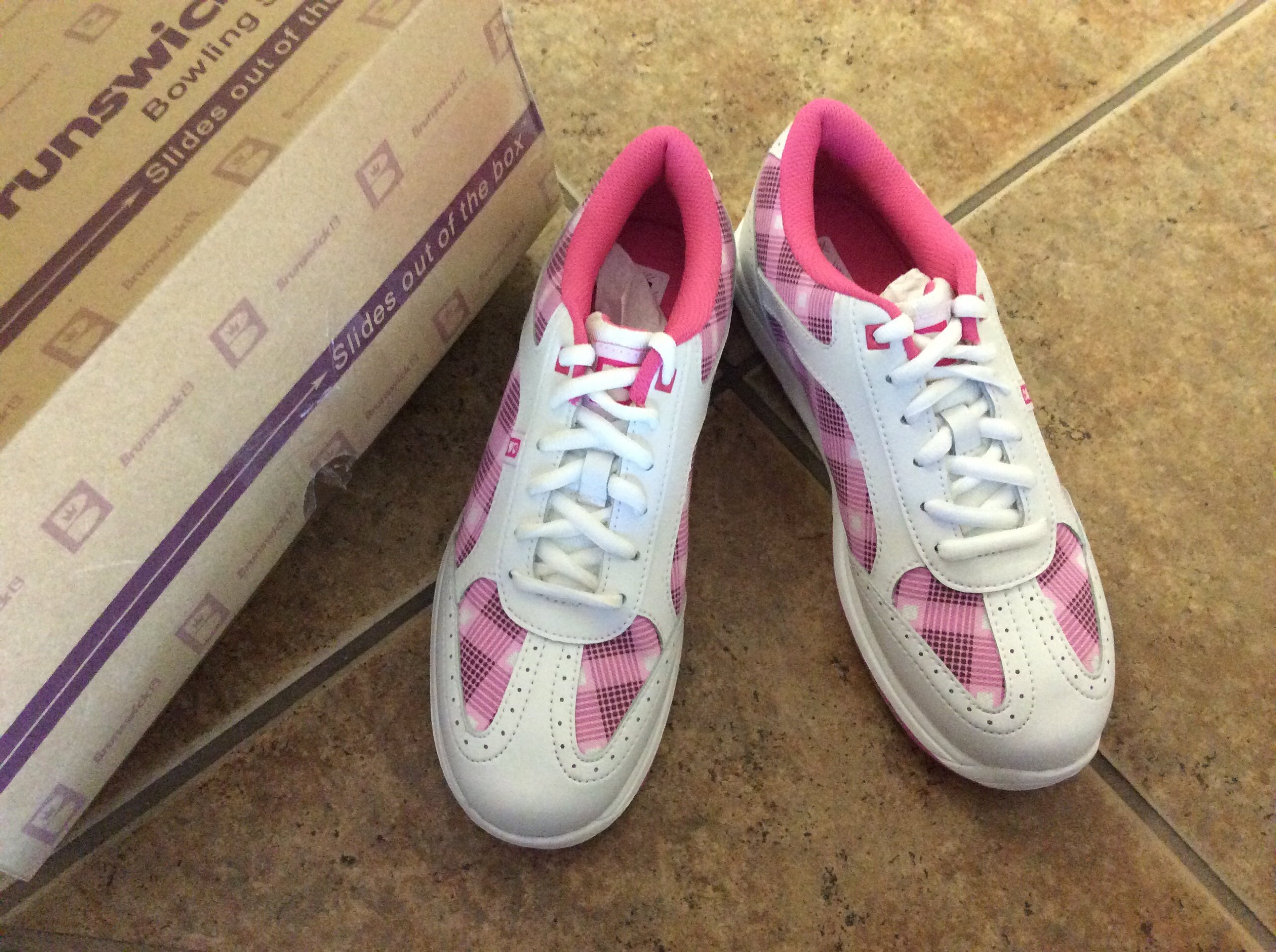 Brunswick Women's Plaid Bowling Shoes