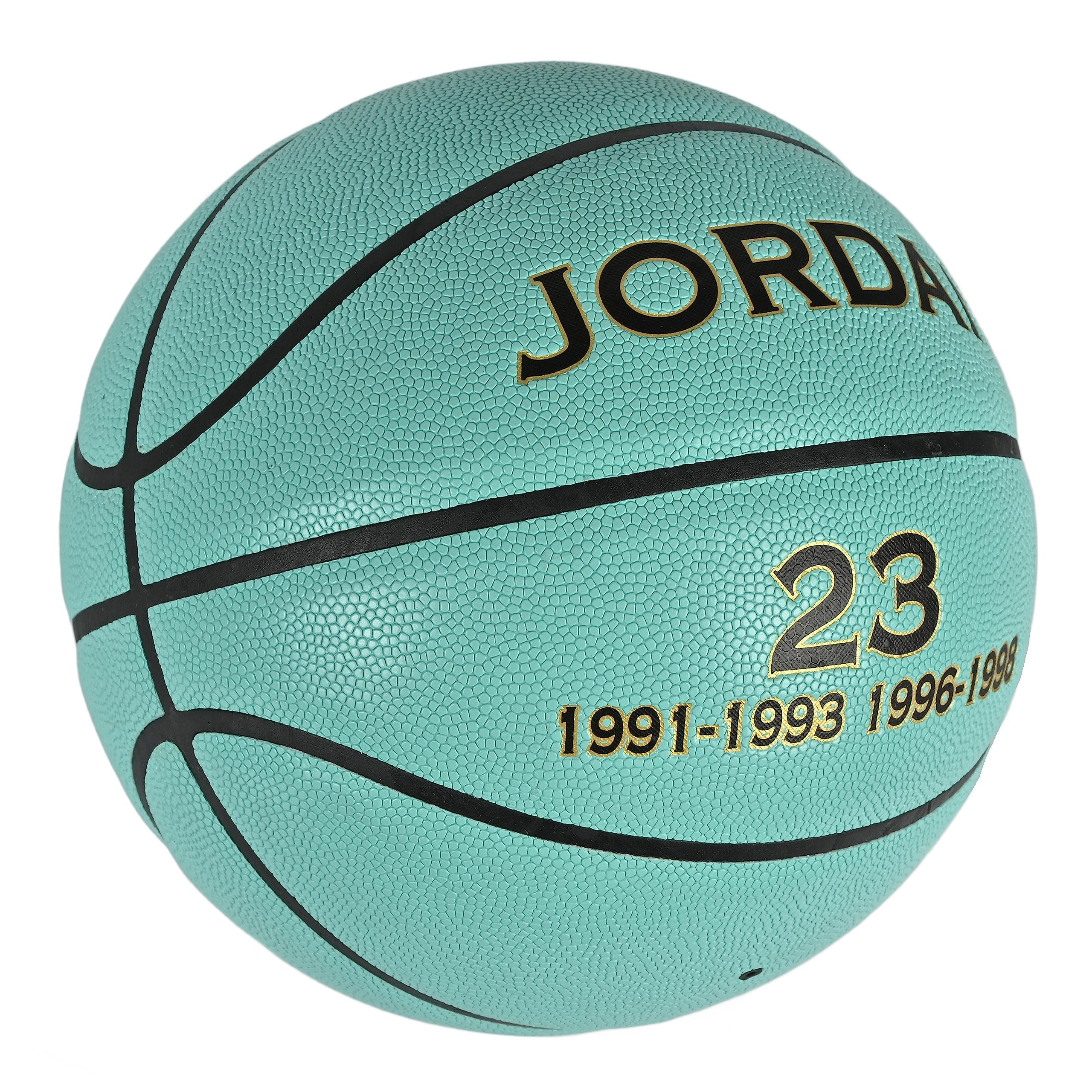 RUDDOG Premium Composite Leather 23# Basketball & - Official Size 7 (29.5”) Streetball, Made for Indoor and Outdoor Basketball Games Brown-Blue (Blue)