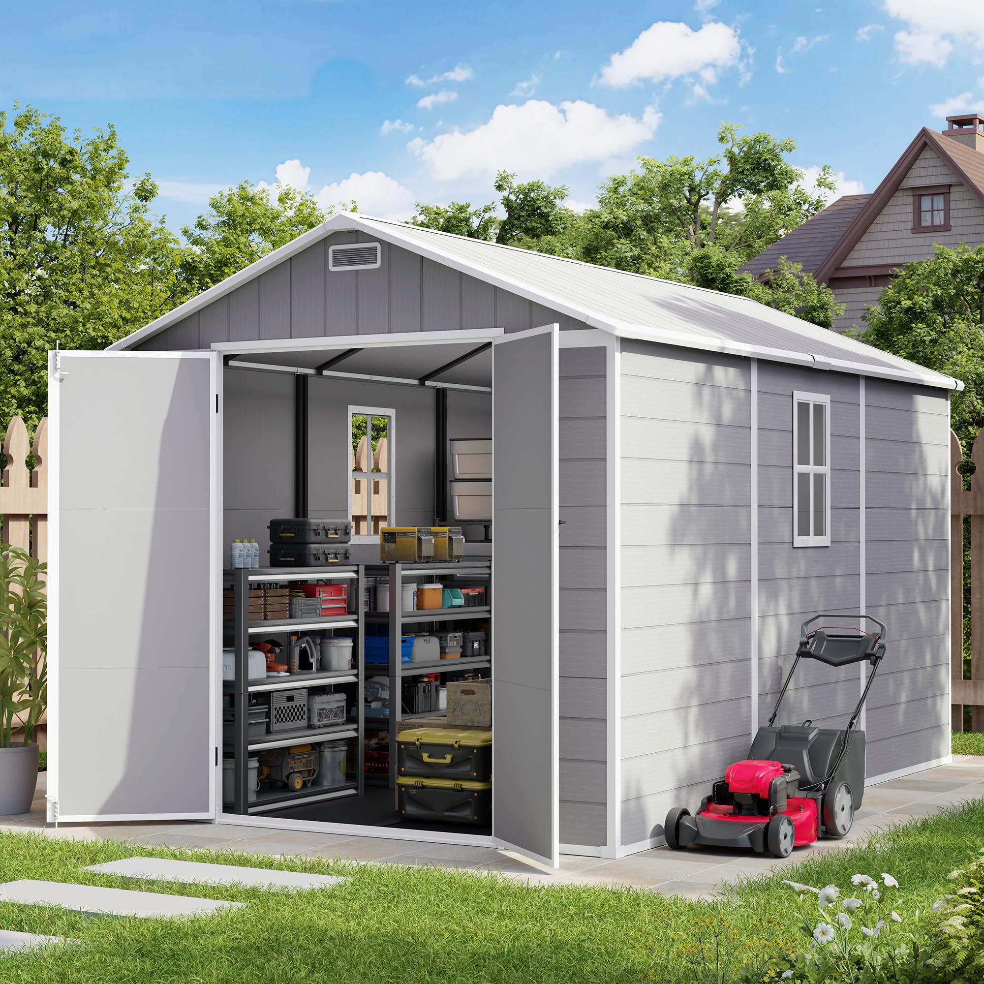 Amopatio 8x12 Resin Storage Shed
