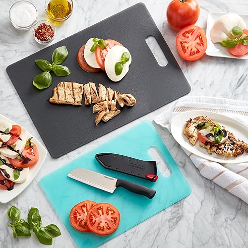 Vista 18 de Farberware 5158146 EdgeKeeper - Cuchillo multiusos, Cuchillo utilitario, 4.5", Negro Negro,Negro /Gris,https:/ www.Yaxa/dp/undefined