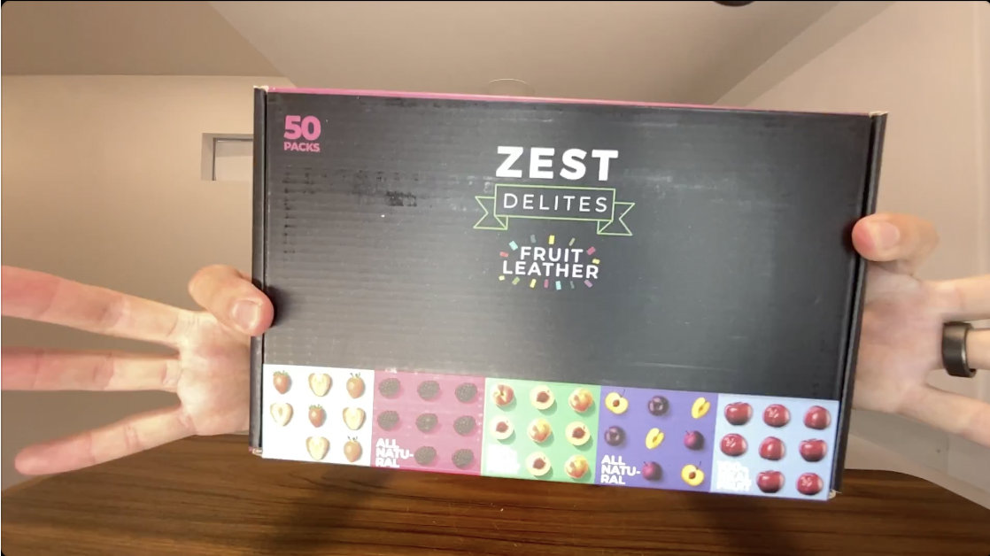 TASTE TEST Zest Delites Fruit Snack Leather Healthy Snacks