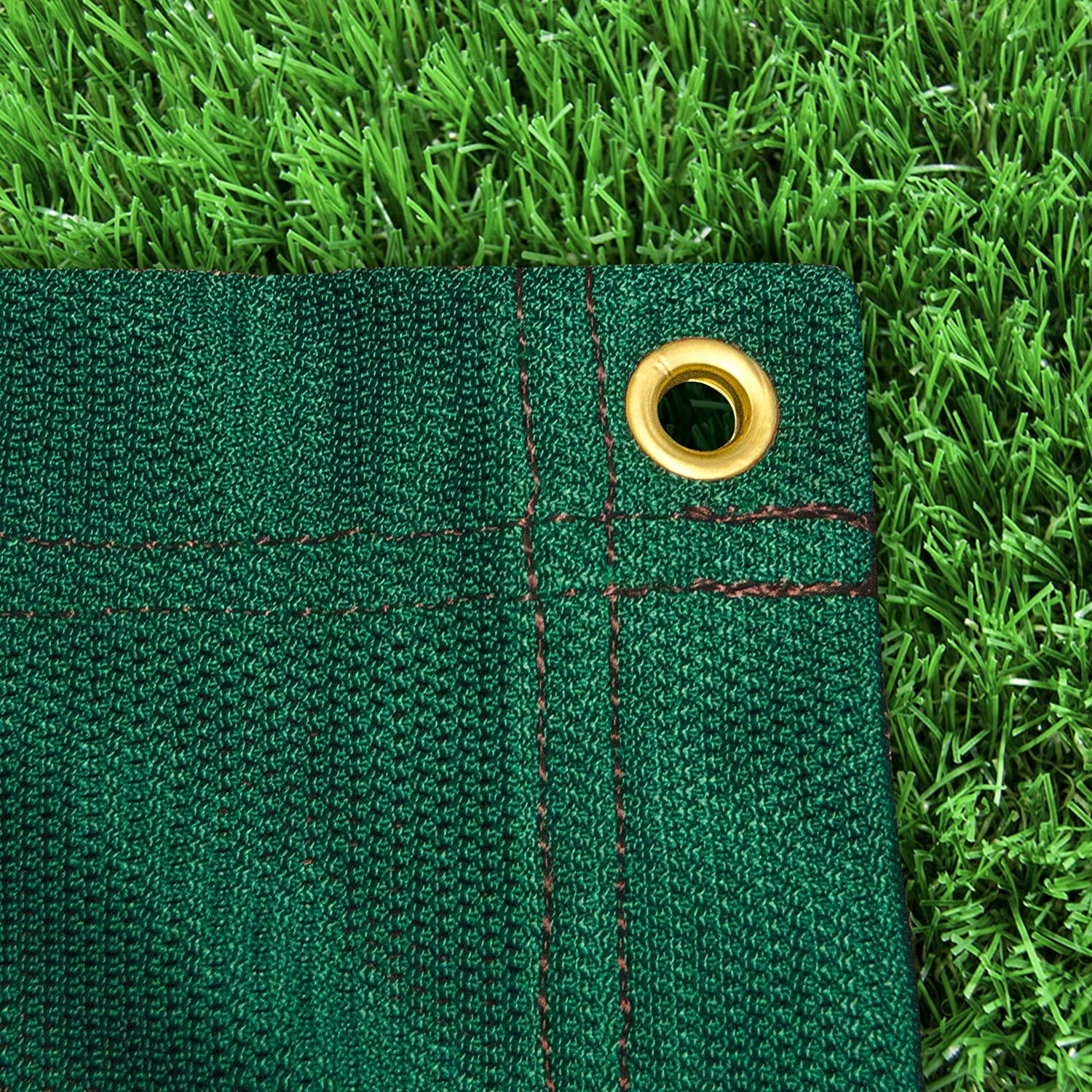 FORZA Filet de Protection pour Tir à l'arc [5 Tailles - Vert/Blanc] | Écran Pare Flèches | Mailles Serrées - 4