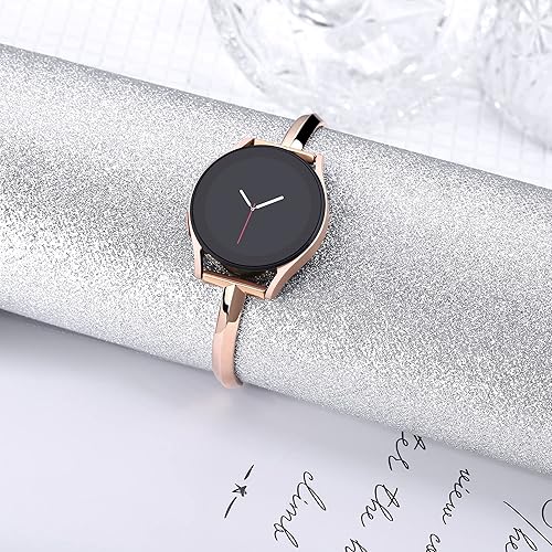 Vista 15 de CrocSee Stainless Steel Band Compatible with Samsung Galaxy Watch 7 6 5 4 40mm 44mm/Watch 6 Classic 43mm 47mm/Watch 4 Classic 42mm 46mm/Watch 5 Pro