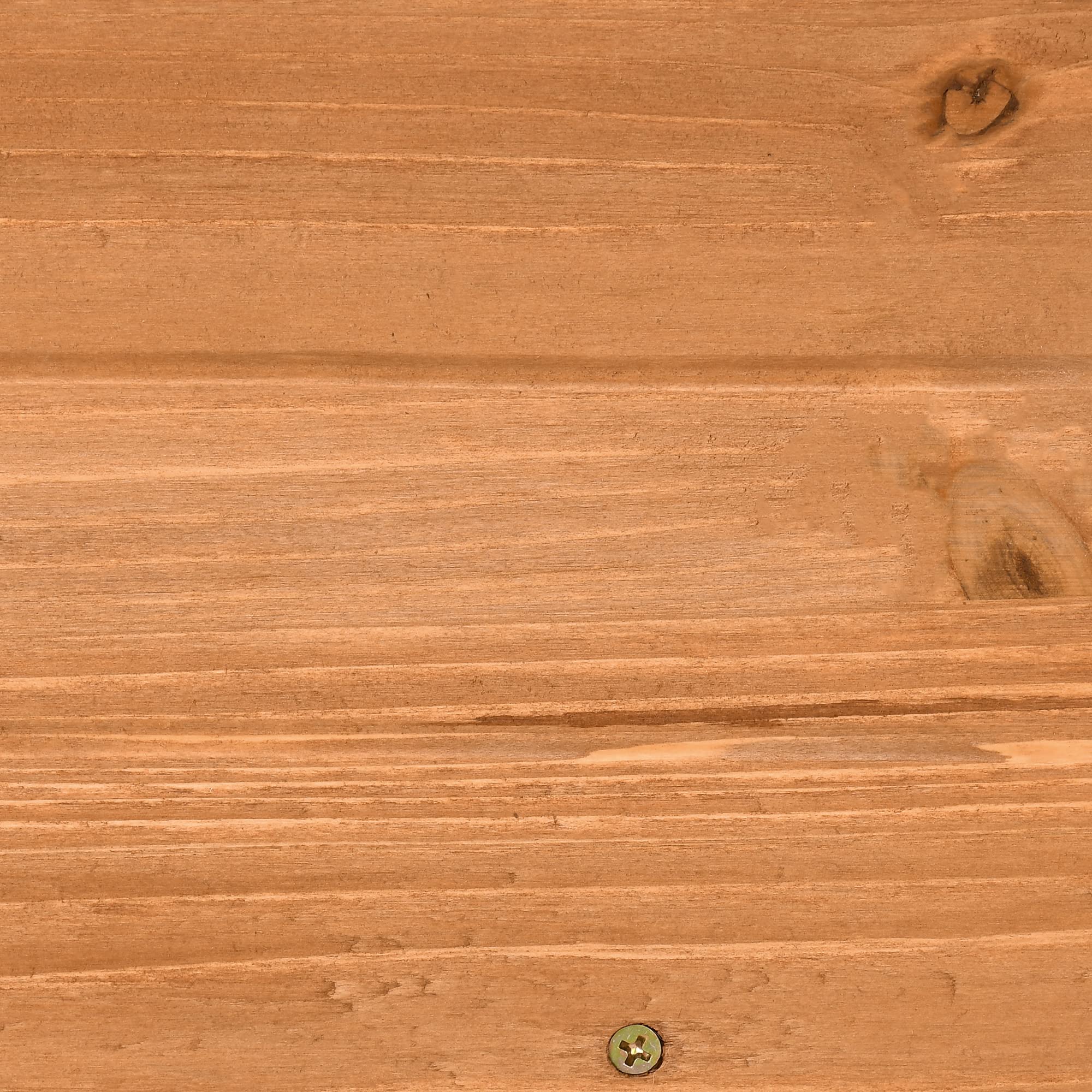 Outsunny Arriate de Madera de Suelo o Pared Jardinera Rectangular Huerto Urbano con 2 Orificios de Drenaje y 2 Ganchos para Cultivos Plantas Flores en Balcón Jardín Terraza 91x18x16,5 cm Natural