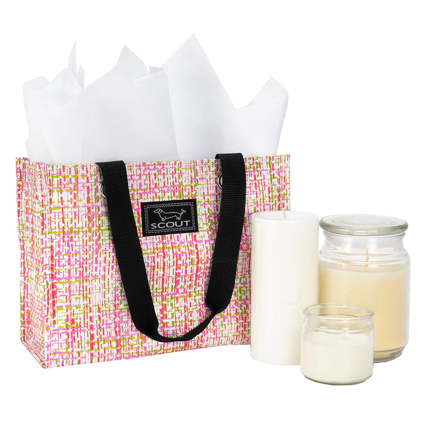 SCOUT Tiny Package Gift Bag, Small Reusable Gift Bag Measuring 11" x 8" x 4"