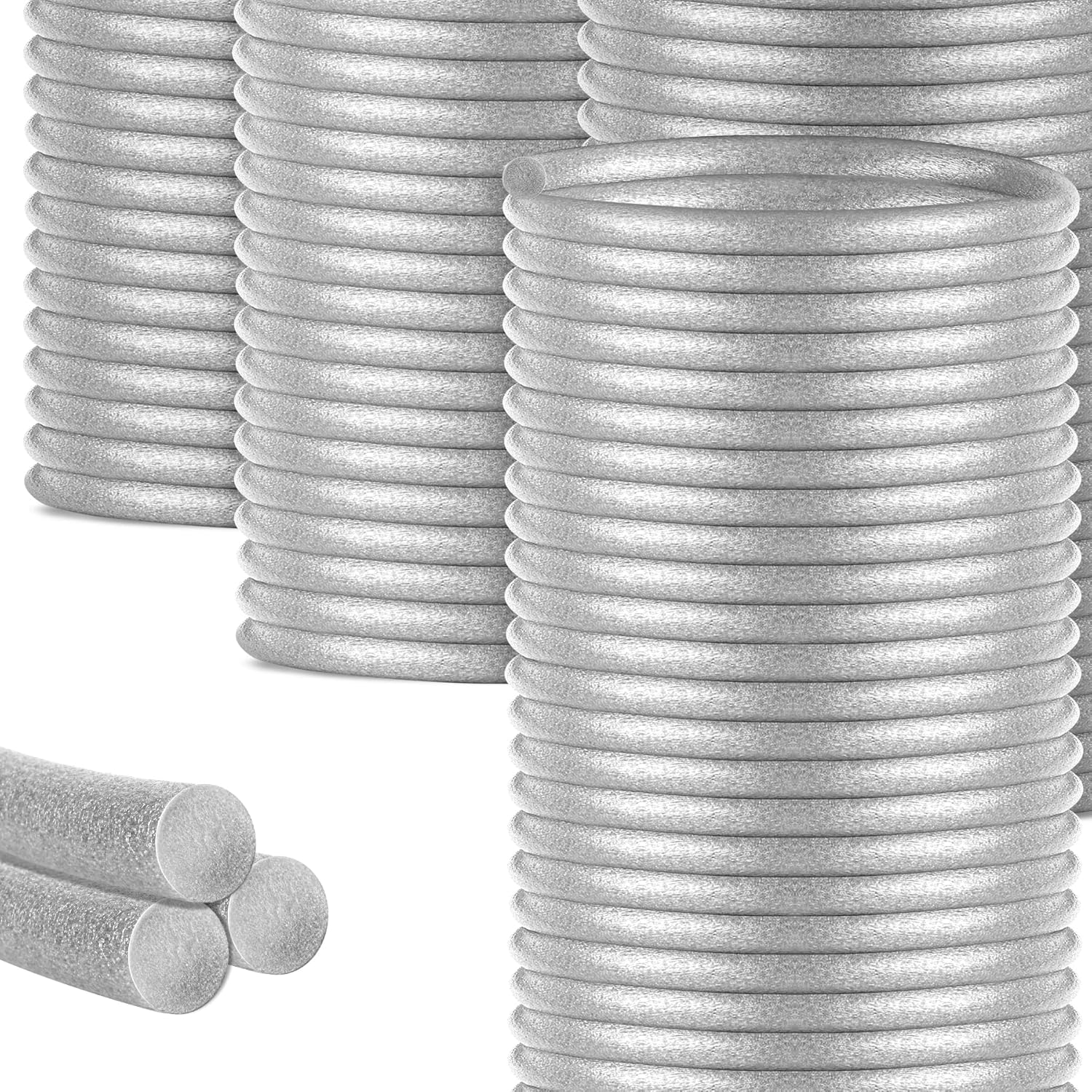 1/2" Diameter x 59' Length Backer Rod Caulk Saver Foam for Cement Caulk, Joints and Gaps and Driveway Crack (Grey)