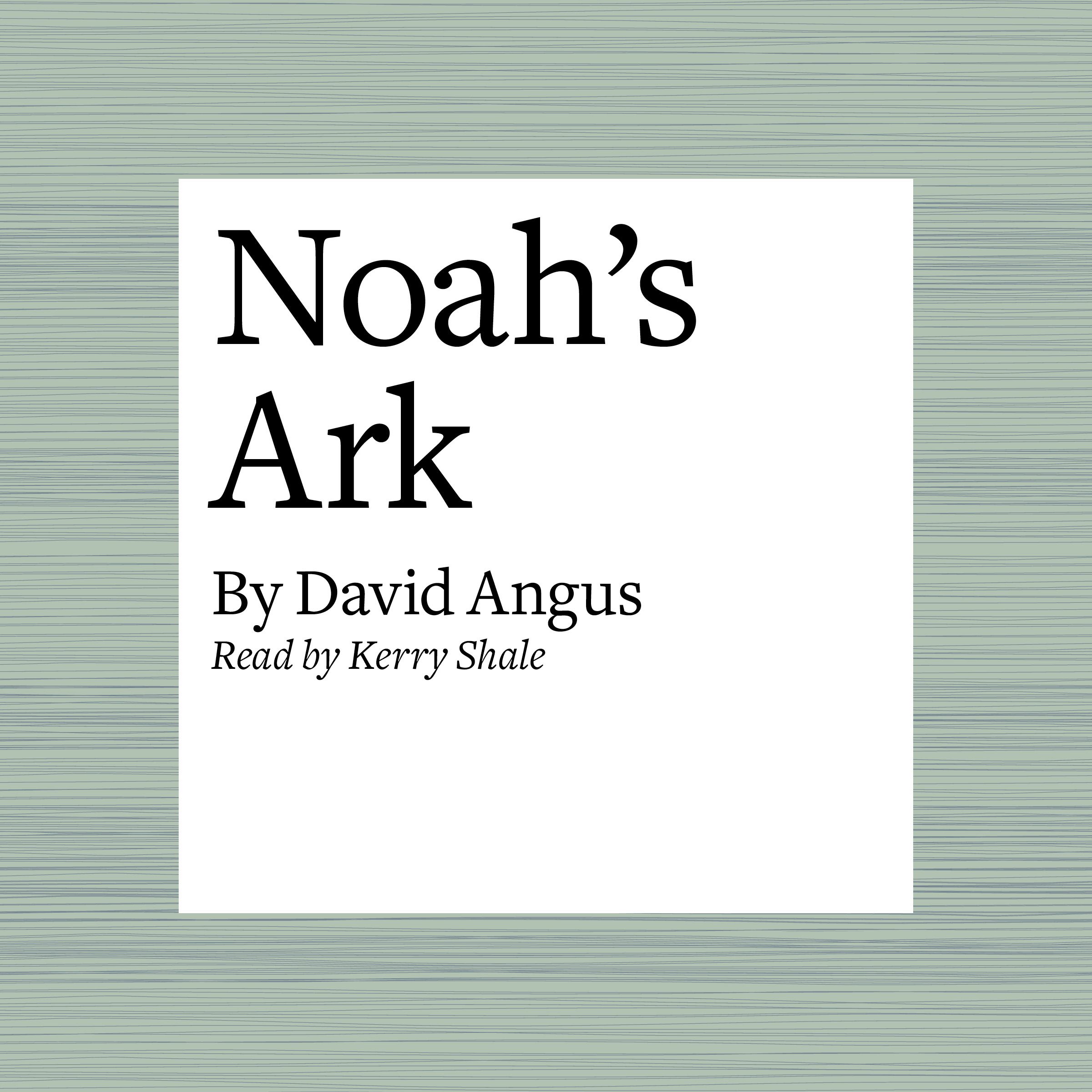 Cover art for Noah's Ark