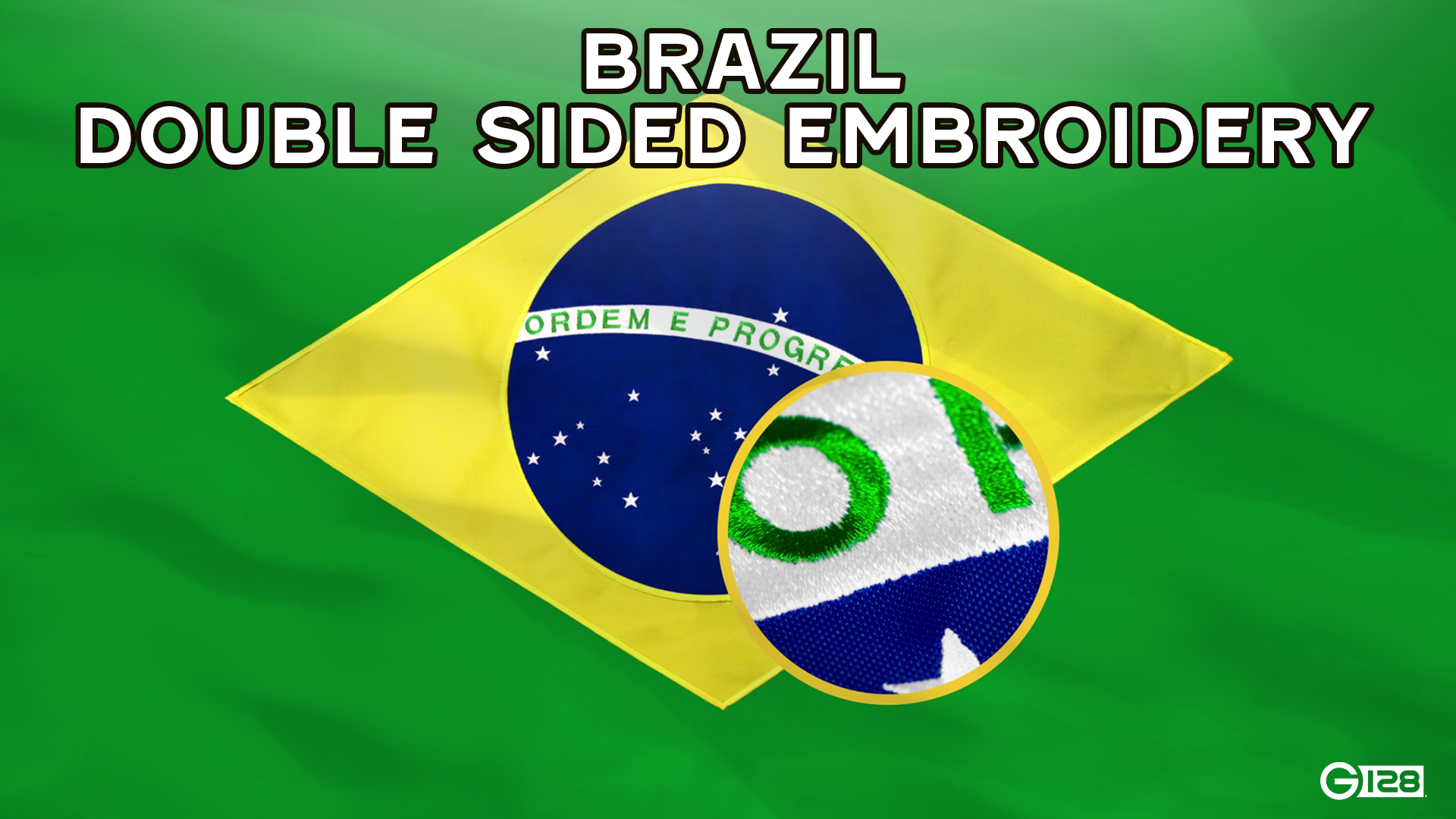 Amazon.com: G128 Brazil Brazilian Flag | 3x5 Ft | Double