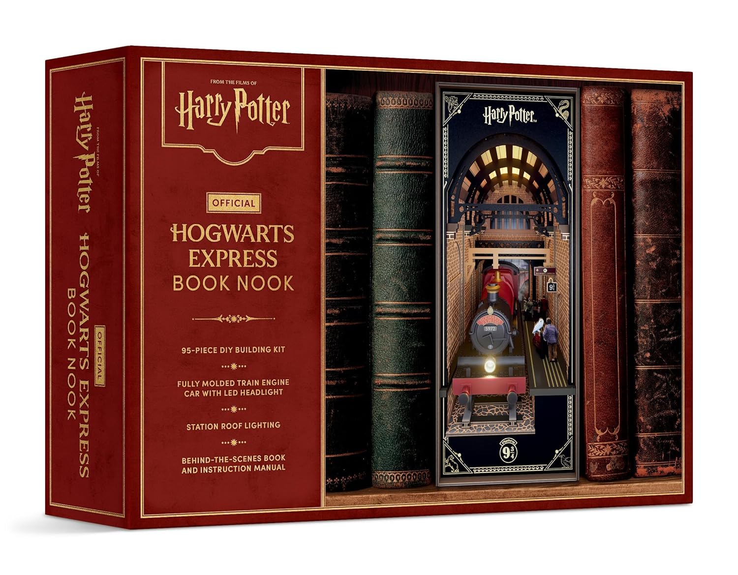 Harry Potter: Official Hogwarts Express Book Nook (With Lights!): DIY Building Kit with Fully Molded Train Engine Car      Product Bundle – October 27, 2026