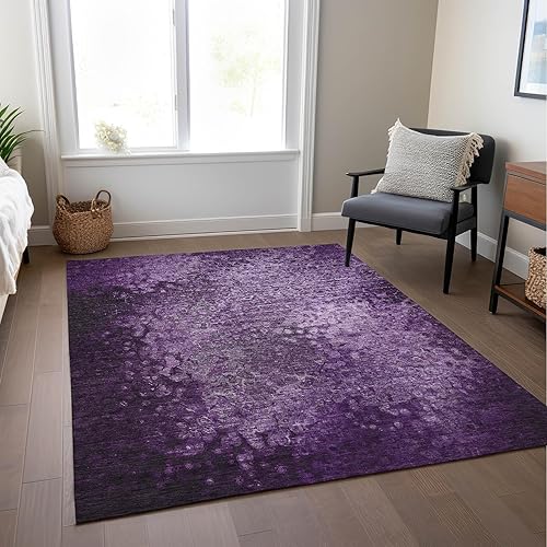 Miniatura 6 de Addison Rugs Chantille ACN565 - Alfombra de área para interiores y exteriores, resistente a las manchas, lavable a máquina, no se desprende, para
