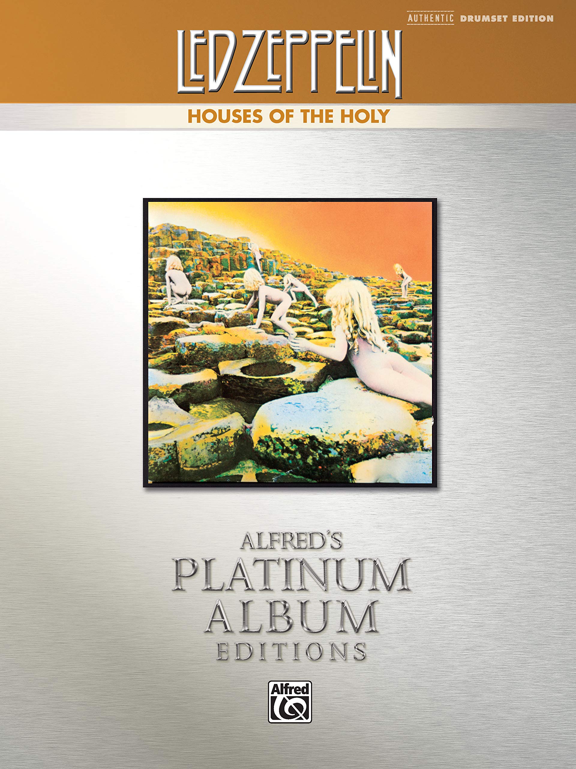 Led Zeppelin Houses of the Holy Drumset Edition livre de partitions pour batterie