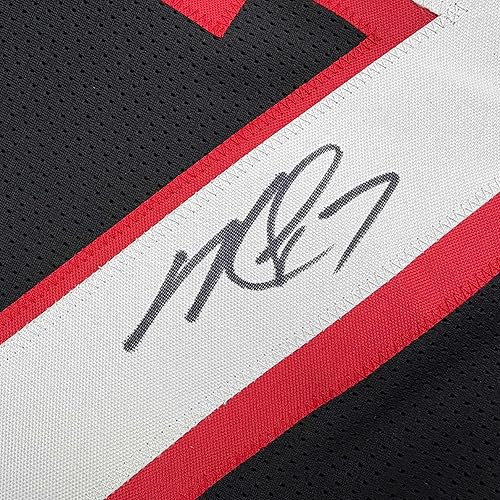 Miniatura 3 de Camiseta de fútbol negra de Michael Mike Vick Atlanta con autógrafo y firmado PSA/DNA COA