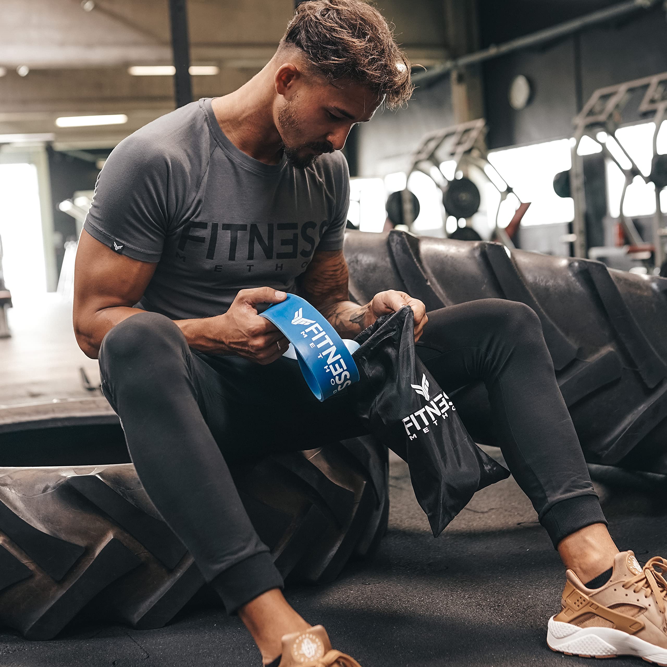 Resistance Bands - Innovative Widerstandsbänder Set/Einzeln inkl. Tasche + Übungsanleitung-Krafttraining und Home Gym-Pull up Band