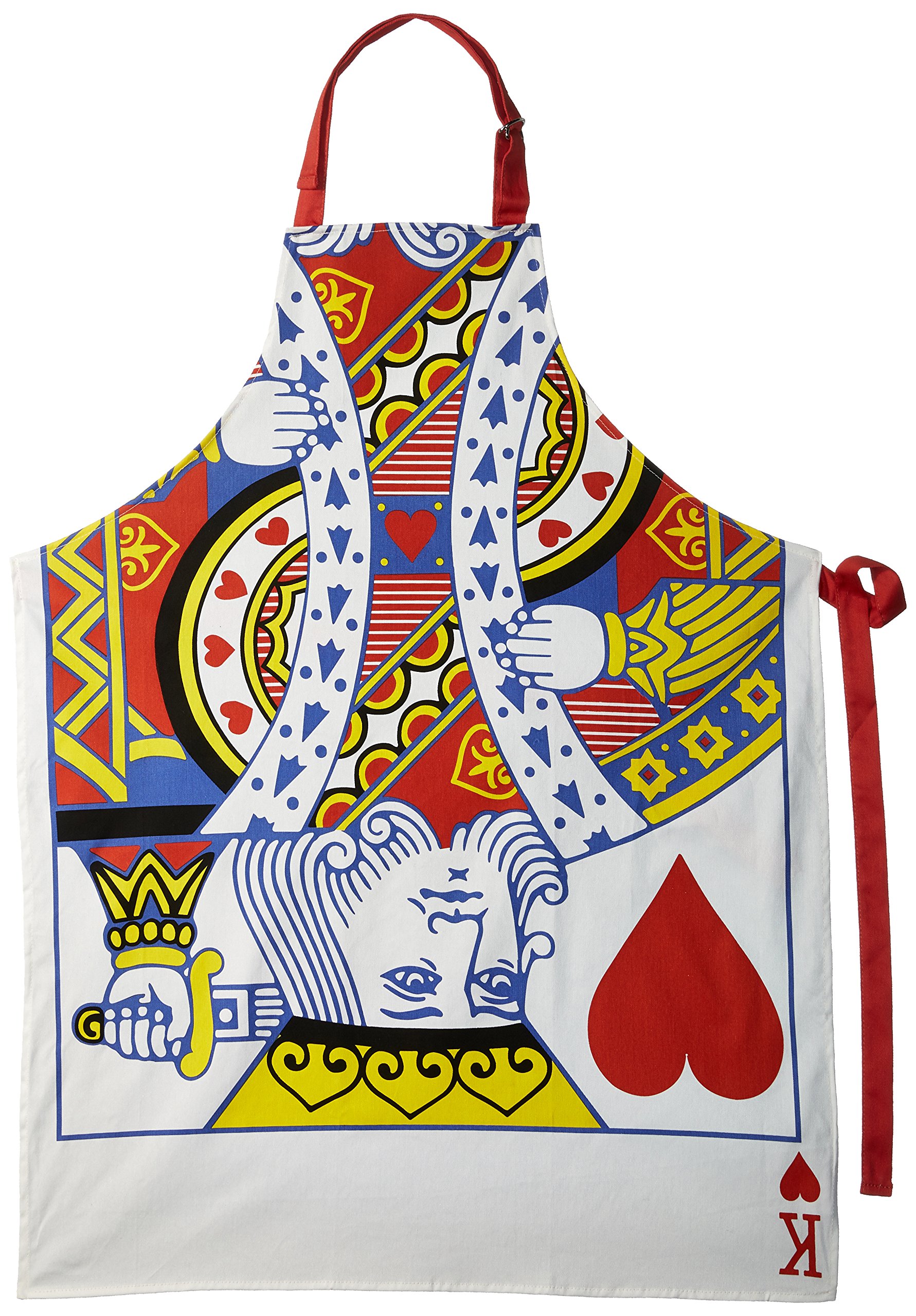 Gift Republic Playing Cards Apron King of Hearts