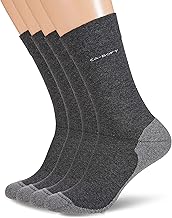 Camano Unisex Socks Pack of 4, Grey (anthracite 0008), 43 - 46