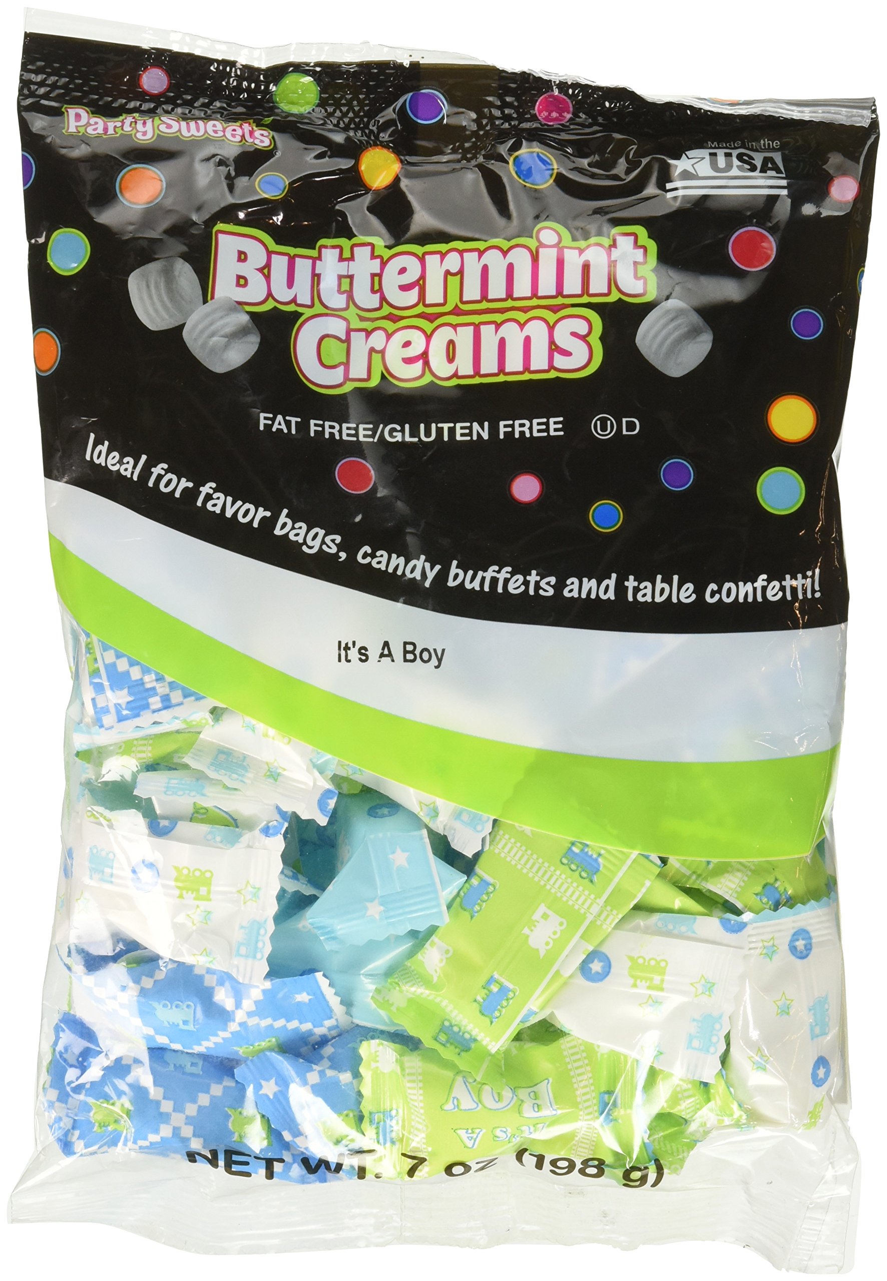 Baby Boy Butter Mints With Multi color Wrap (50 pieces)