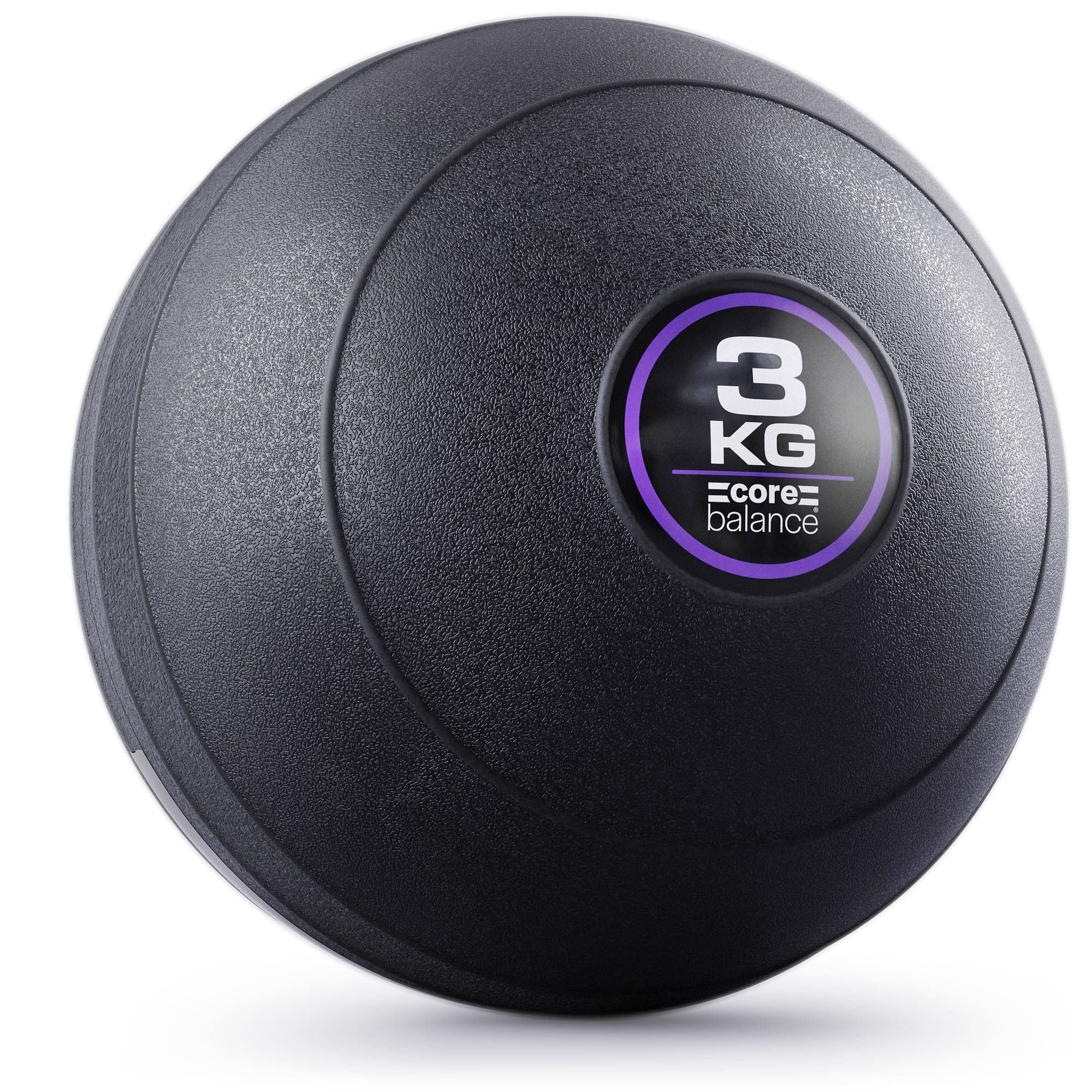 Core Balance Slam Ball No Bounce Medicine Exercise Ball Heavy Duty PVC for Strength Training (3kg)