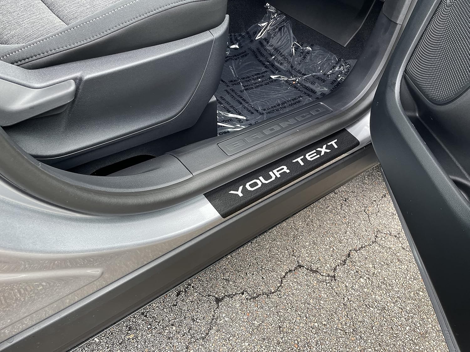 Door Sill Accent Trim - Compatible with 2021-2026 Bronco Sport