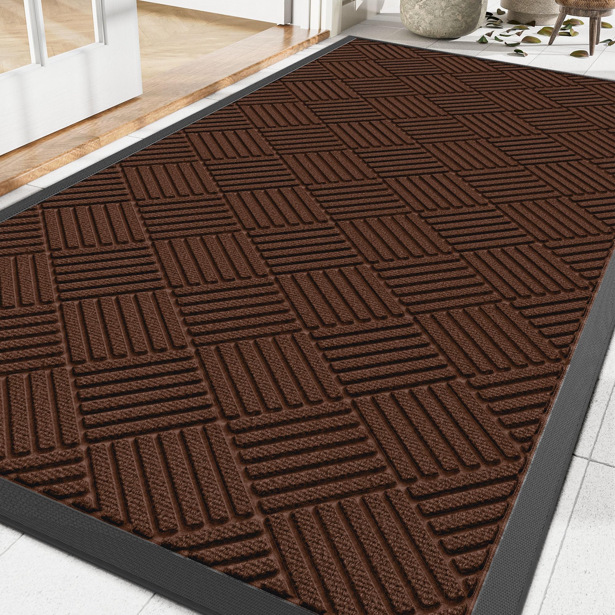 Amyracel Front Door Mat 3'x4', Heavy Duty Waterproof Commercial Floor Mat — Amazon image 14