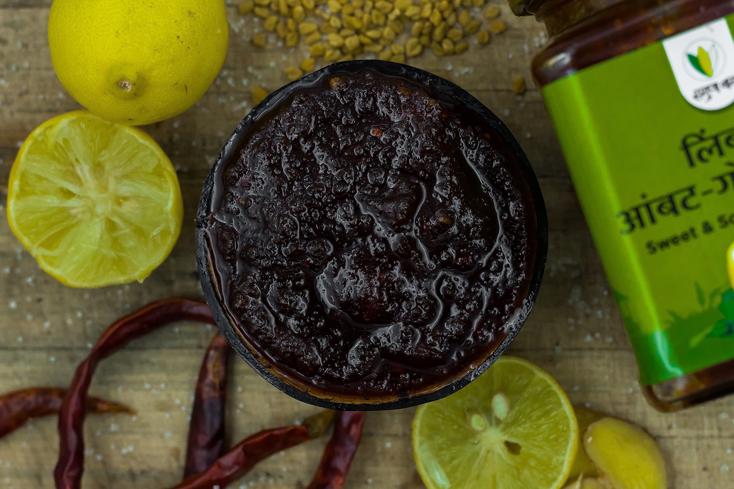 Saguna Baug Sweet and Sour Lemon Pickle - 225 gm 4