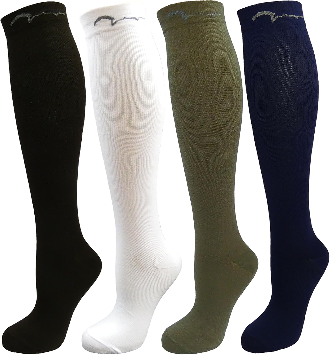 4 pair Youth Graduated Compression Socks for basketball