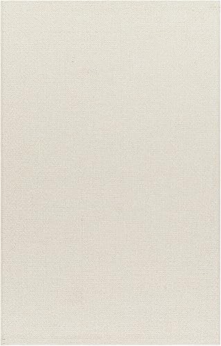 Miniatura 3 de Surya Becki Owens x Birdie - Alfombra neutra para exteriores, 5 pies 1 pulgada x 7 pies, color plateado claro