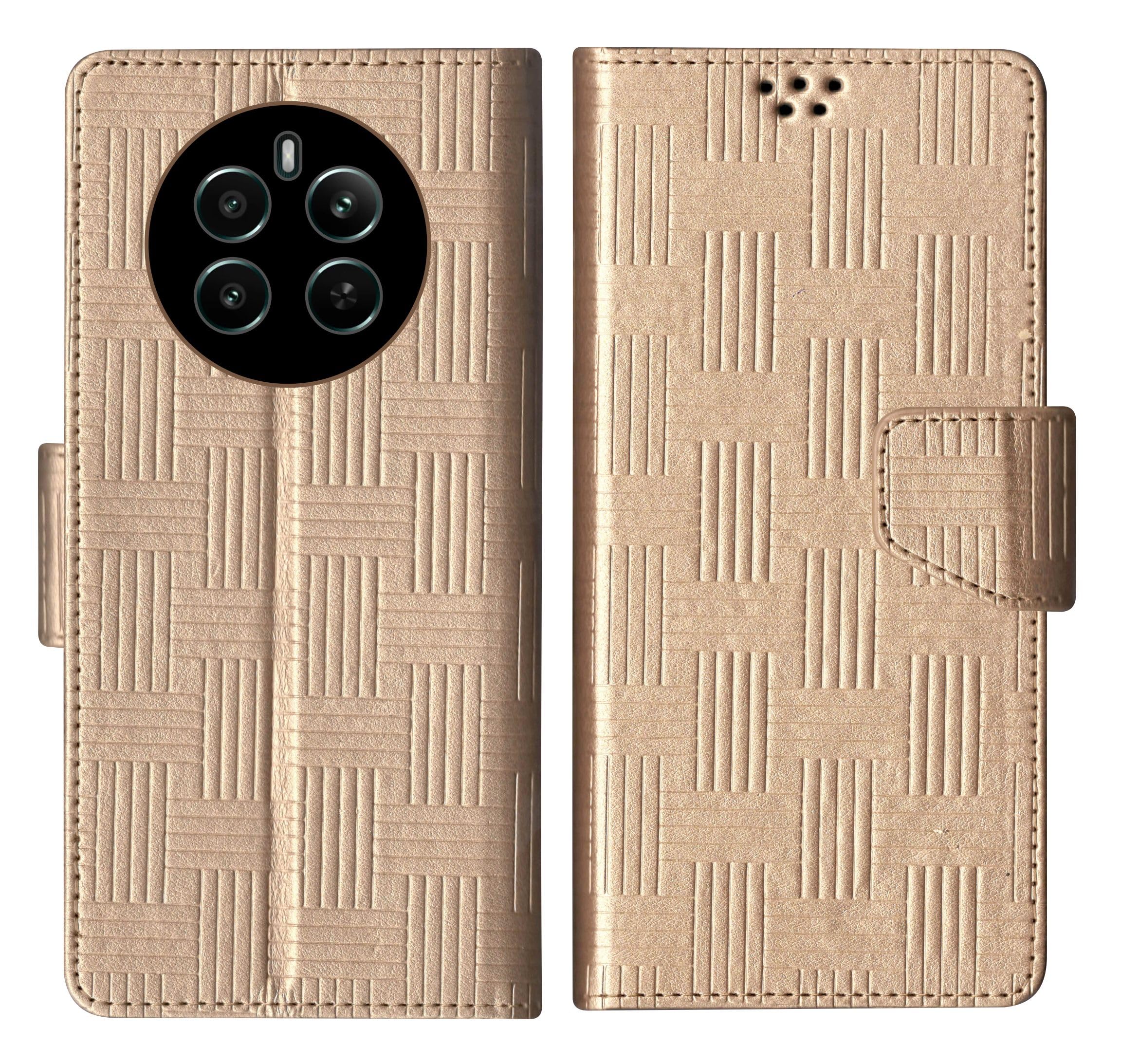 SBMS Faux Leather Realme Narzo 70 Pro 5G Flip Cover Back Cover Case With Magnatic Closure|Inbuilt Stand|Card & Money Pocket (Mat Gold) (B0CYLCVSW2) Amazon Price History, Amazon Price Tracker