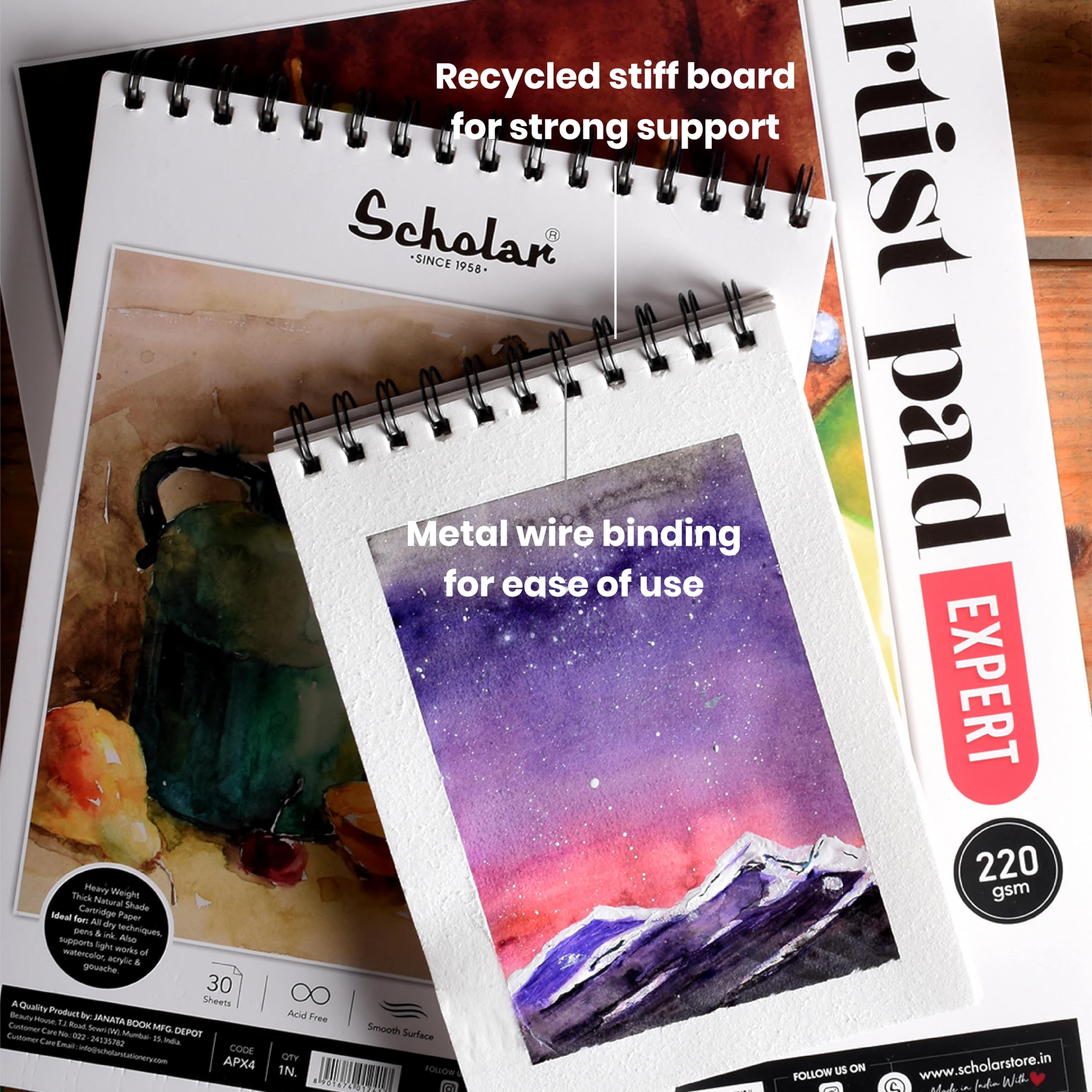 Scholar Artist Pad – Expert Drawing Pad (A5) -5