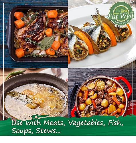 Miniatura 2 de Eat Well Dried Laurel Hojas de laurel secas a granel, 6 onzas, hojas de laurel secas enteras turcas de primera calidad, hojas de laurel 100%