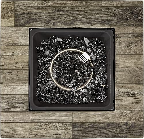 Miniatura 10 de Carson Brown - Mesa de fuego cuadrada de gas de 30 pulgadas