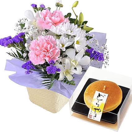 Amazon 花のギフト社 お供え 花 お供え物 生花 おそなえ お悔やみ お彼岸 お盆 命日 ろうそく ローソク 花のギフト社 フラワーアレンジメント 通販