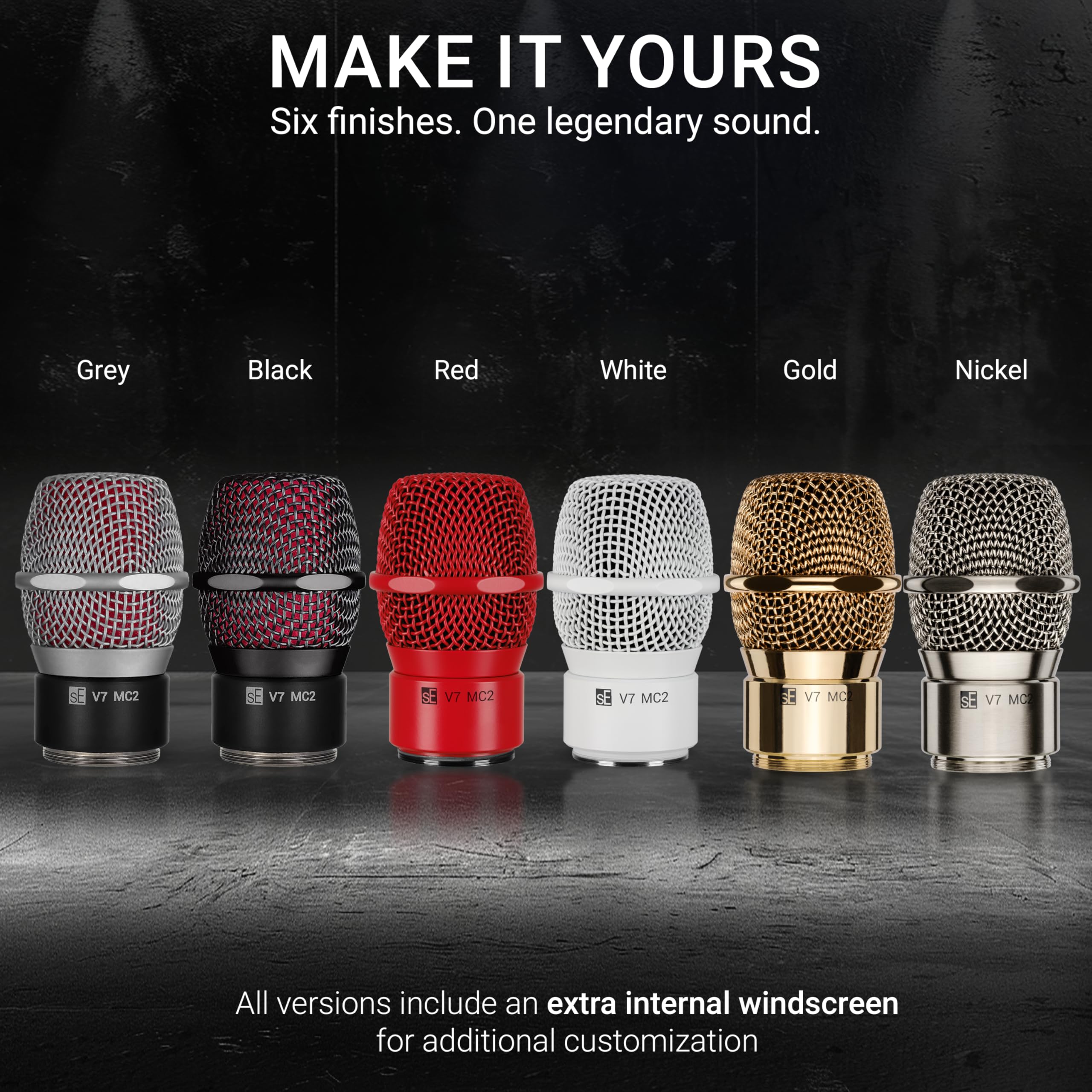 SE ELECTRONICS V7 MC2 Cápsula para Sennheiser Roja