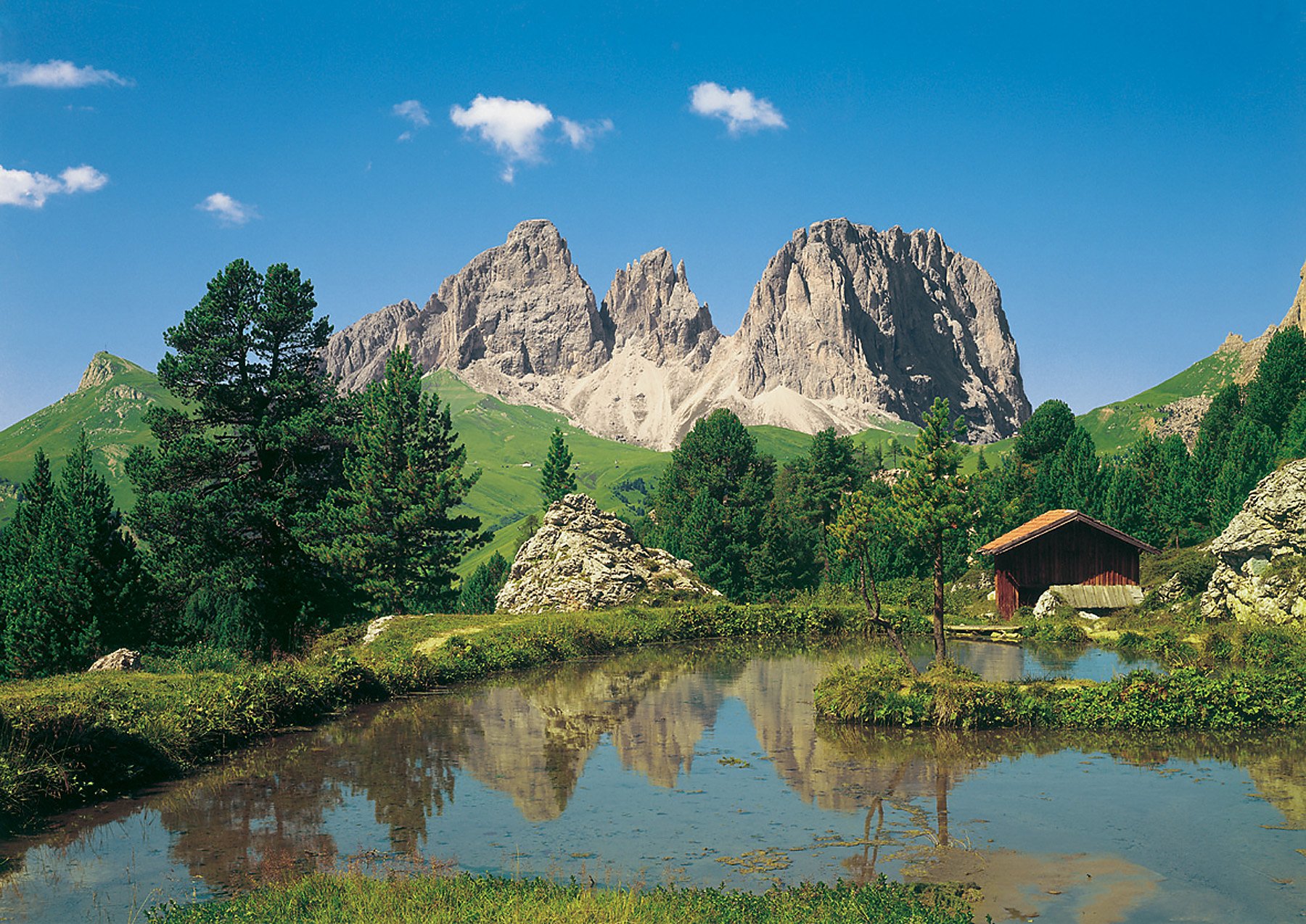 Brewster 8-9017 Dolomiten Wall Mural, One Size, Blue