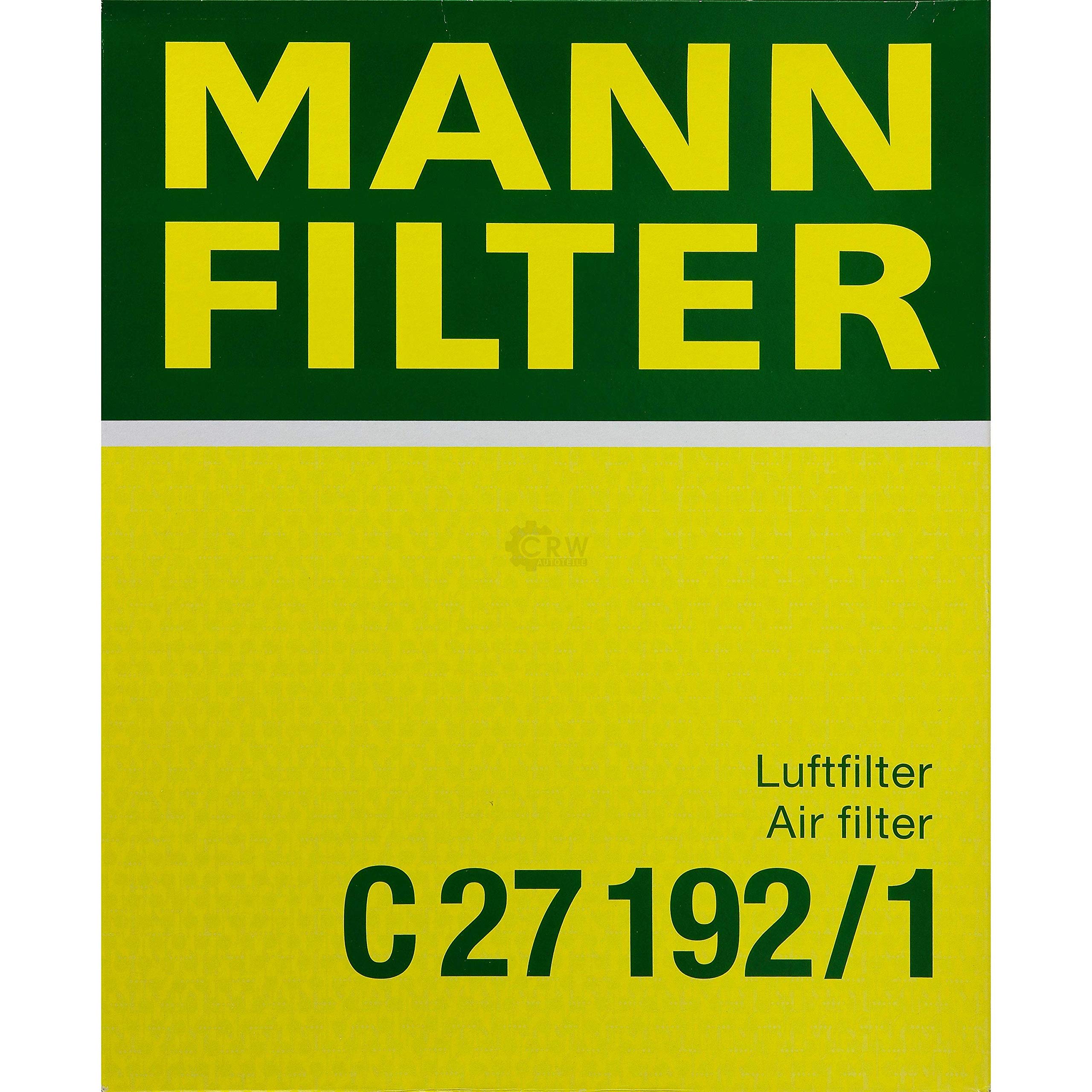 Paquete de inspección Kit de mantenimiento de filtros con filtro de aceite W 940/66, filtro de aire C 27 192/1, filtro de combustible WK 720/3, filtro de habitáculo CU 3037, tornillo de