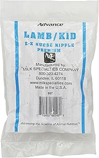 Milk Specialties, Inc. Advance 987 Lamb Replacement Bottle Nipple, 1-Quart