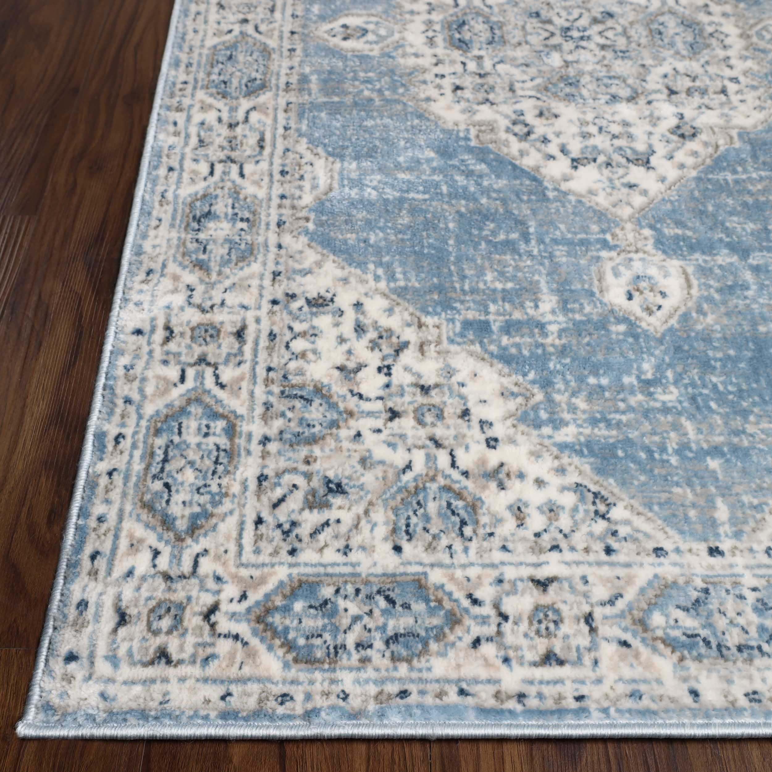 SUPERIOR Kailani Indoor Area Rug with Cotton Backing, Perfect for Hallways, Entryway, Office